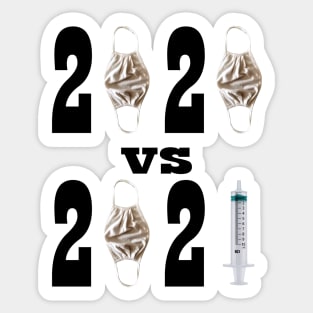 2020 vs 2021 Sticker